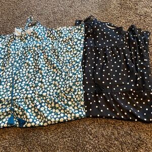 Two XL Carina Maxi Tiered Dresses